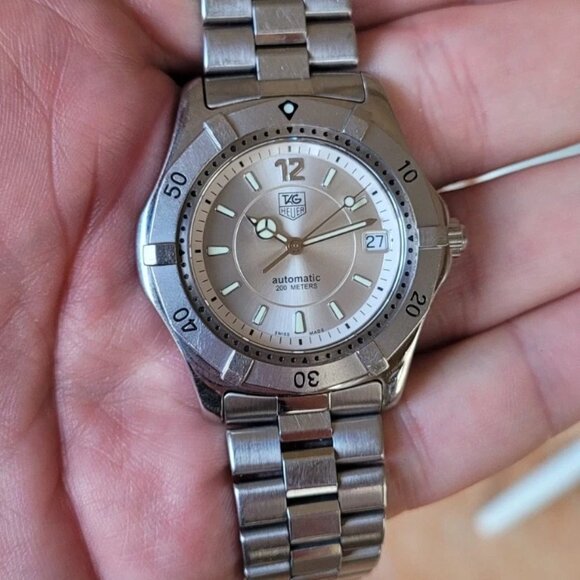 Tag Heuer WK2116.BA0311 Mens 2000 Series Automatic Watch Silver Stainless Steel - Picture 13 of 15
